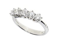 Anello Salvini Donna Lavinia in Oro bianco Diamante 20076875 - 20076875